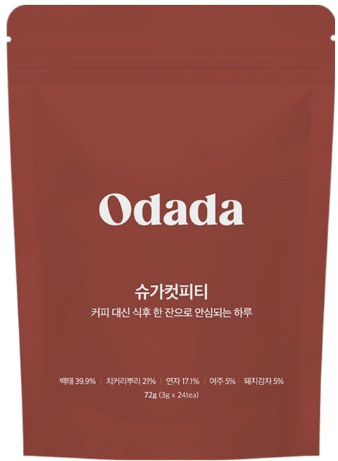 Odada 減糖無糖, 72g, 24入, 1個