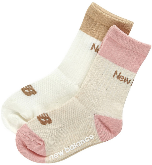 New Balance Kids 撞色長襪2雙組