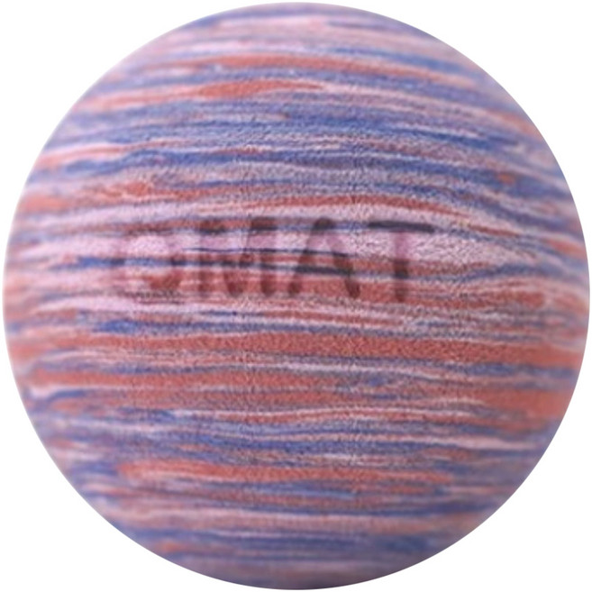 QMAT 台灣製 筋膜球 7cm, 藍莓橘雲彩, 1個