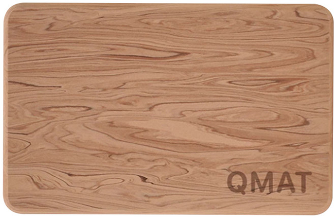QMAT 瑜珈磚 70D 台灣製, 檜木紋, 1個