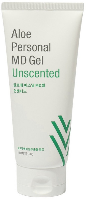 알로에 퍼스널 언센티드 MD젤 튜브형, 1개, 120g