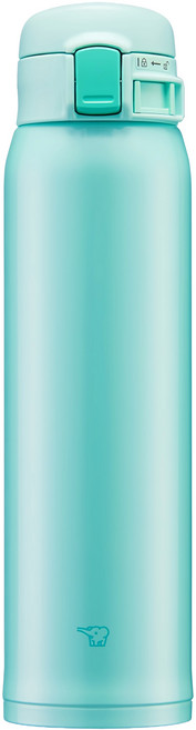 ZOJIRUSHI 象印 超輕量彈蓋式不銹鋼真空保溫杯 SM-SR60E, 湖水綠, 1個, 600ml