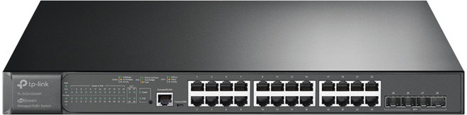 tp-link JetStream Gigabit L2+管理型交換器 PoE+ 10/100/1000Mbps 24埠 + SFP 4埠 + RJ-45 1埠 + Micro-USB 1埠, 1個, TL-SG3428XMP