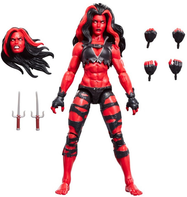 MARVEL Red She Hulk 漫威傳奇6吋人物 G20825L00, 1個
