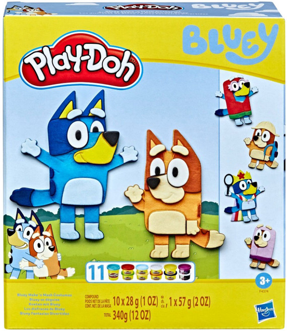 Hasbro 孩之寶 Play-Doh 培樂多 妙妙犬布麗 露營冒險 F43745L01, 混合顏色, 340g, 1套