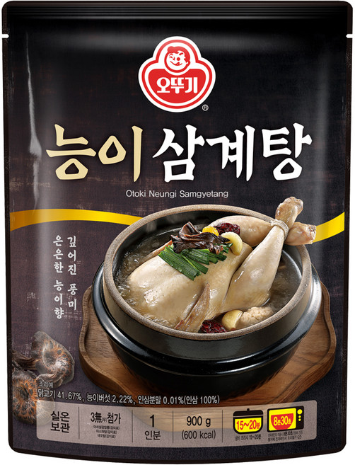 오뚜기 능이 삼계탕, 1개, 900g