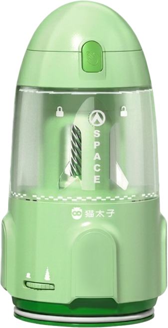 貓太子 太子號全自動削鉛筆機 PRO, 薄荷綠, 1個