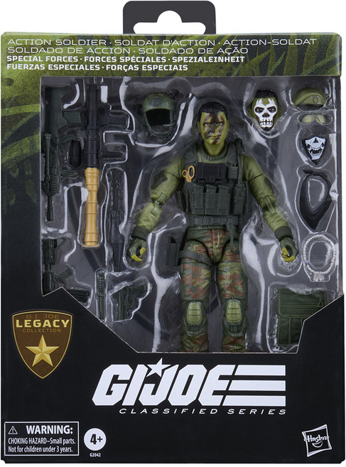 Hasbro 孩之寶 GI JOE 特種部隊精英系列6吋傳奇人物 Action Soldier G20425L00, 1套
