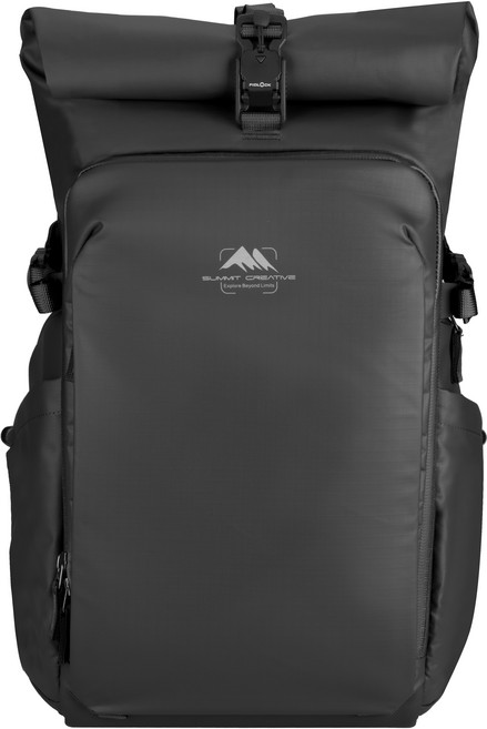 SUMMIT CREATIVE 山木 摩登系列 SUM-METROPOLIS 背包 捲蓋款 32L, BLACK 黑色, 1個