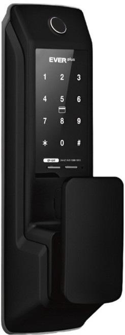 EVER NET Everplus 玄關門免鑽孔推拉式密碼指紋辨識電子鎖
