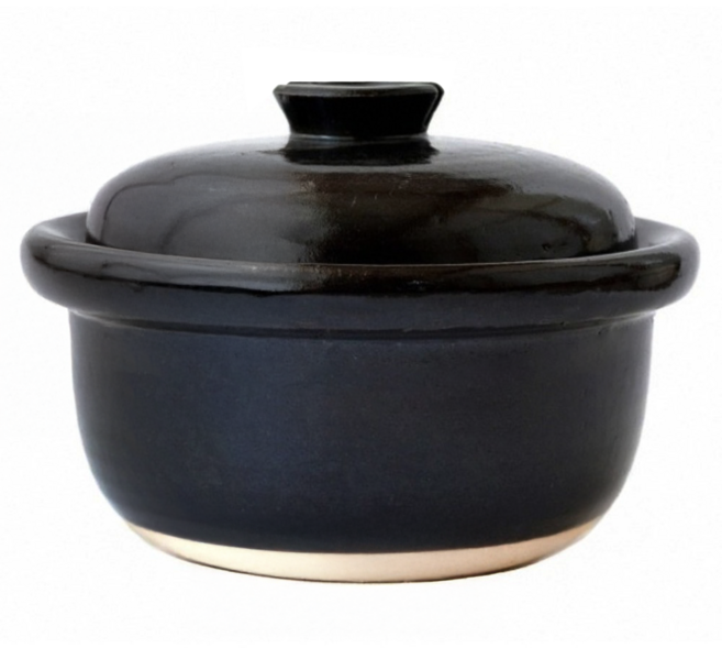 4TH-MARKET 日本製遠紅外線炊飯鍋2合 咖啡色 1.2L, 1個, 20.5cm