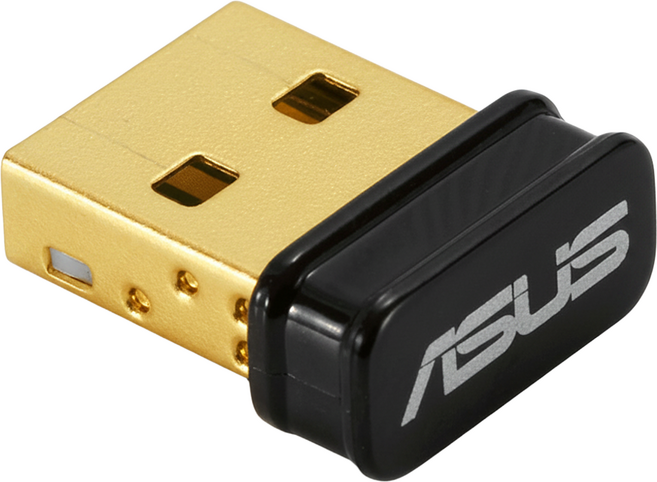ASUS 華碩 Bluetooth 6.0 USB 無線藍牙接收器, 黑色, 1個, USB-BT600