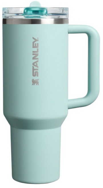STANLEY 防漏吸管隨手杯, 湖畔綠, 1個, 1.18L