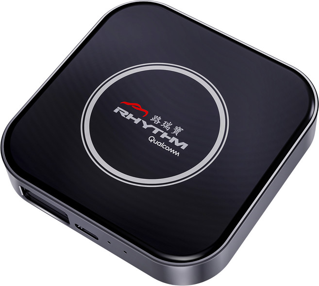 RHYTHM 路瑞寶 Plus-X CarPlay 安卓盒, 黑色, Carcube