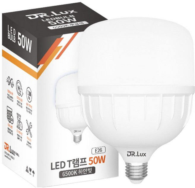 10위 - 닥터룩스 T램프 E26 표준소켓 LED 전구 50W, 1개