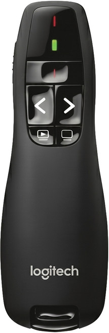 logitech 羅技 R400 無線簡報器遙控器, 黑色, 1個