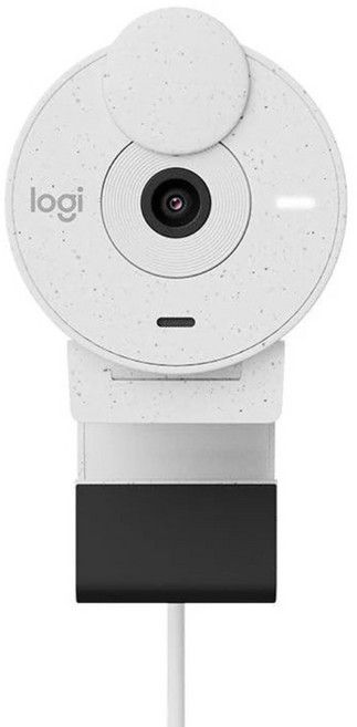 logitech 羅技 Brio 300 網路攝影機, 珍珠白, VU0065