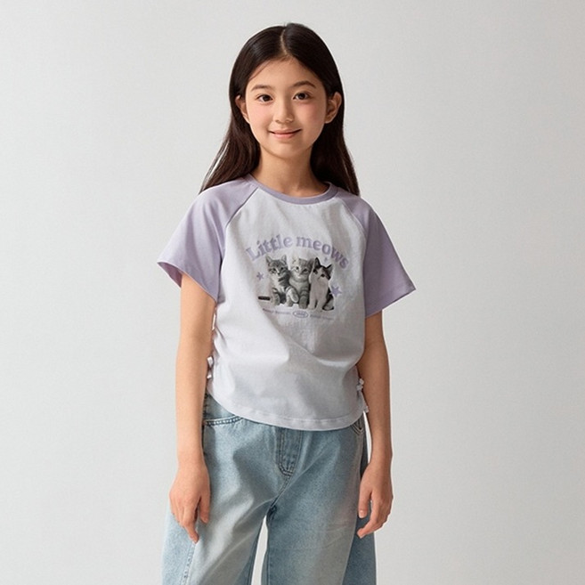 SPAO Kids 兒童COOL圖案拉克蘭短袖T恤