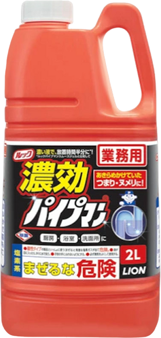 LION 獅王 LOOK 排水管清潔劑, 1個, 2L