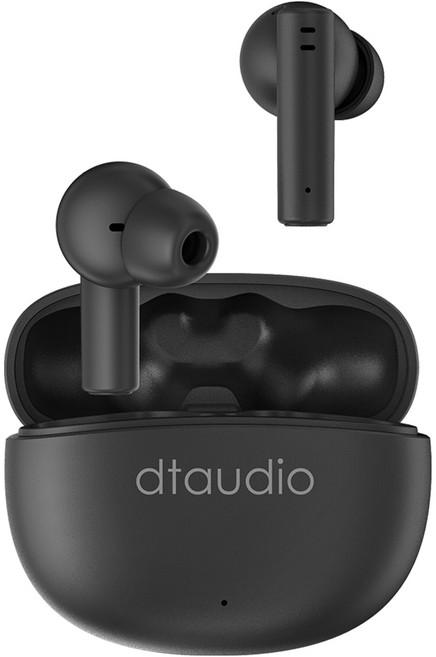 DTAudio Bluetooth 5.4 主動降噪 入耳式 無線耳機 IPX5 Water Resistant 28H Playtime 黑色 DTA-K215-BLK