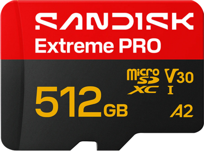 SanDisk 晟碟 Extreme PRO microSD UHS-I 記憶卡 SDSQXCJ-512G-GS6MA, 1個, 512GB