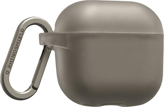 RHINOSHIELD 犀牛盾 無線耳機防摔保護殼, 貝殼灰, 1個, Apple AirPods 4
