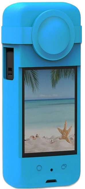 Insta360 X3 全包覆超薄貼合專用保護殼, 1個, 藍色