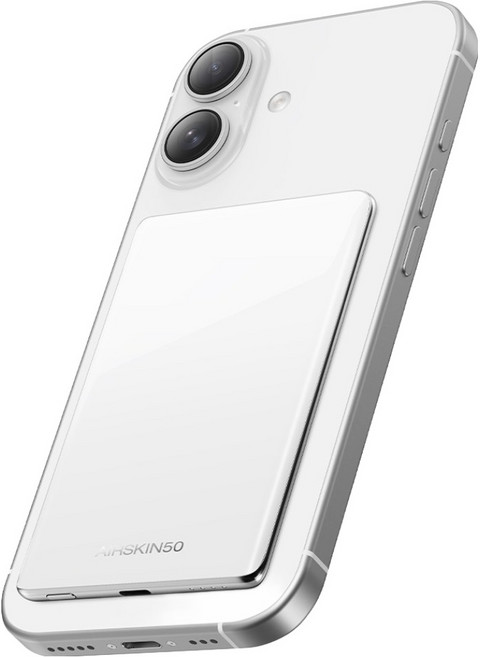 조이트론 맥세이프 울트라 초슬림 초경량 보조배터리 5000mAh C타입, 실크화이트, AIRSKIN50