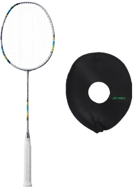 YONEX 男用 NANOFLARE 700 GAME 穿線羽球拍 銀色 4U BG-80 26磅