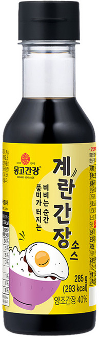 몽고식품 계란간장 소스, 1개, 285g