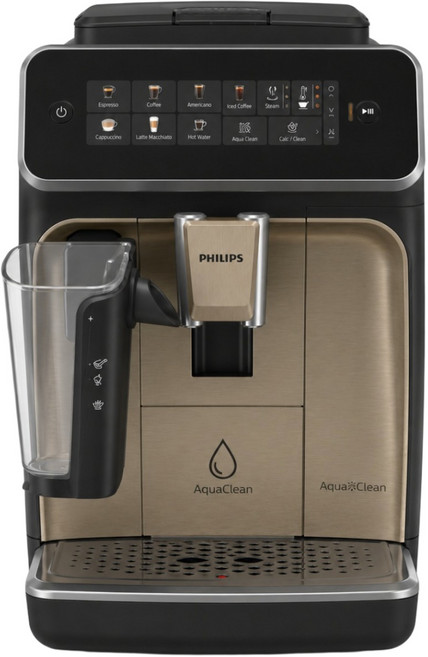 PHILIPS 飛利浦 LatteGo 雙溫萃取全自動義式咖啡機, 經典銀, EP3347