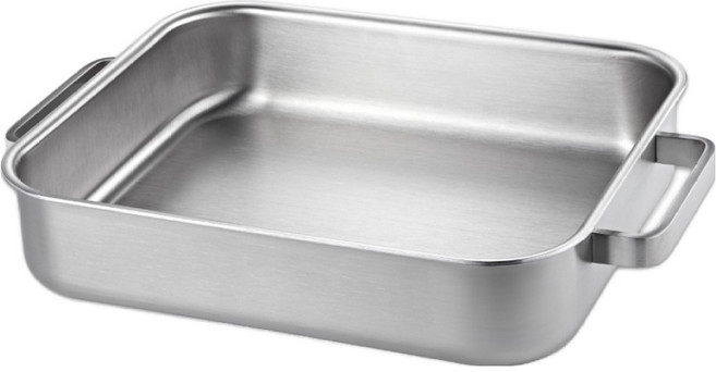 쿡에버 인덕션 IH 통3중 스텐 직사각팬, 32cm, 1개