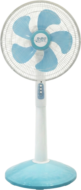 友情牌 5-Blade 立式 立扇 藍白 3段速 可左右旋轉 角度可調 14吋 KA-1476
