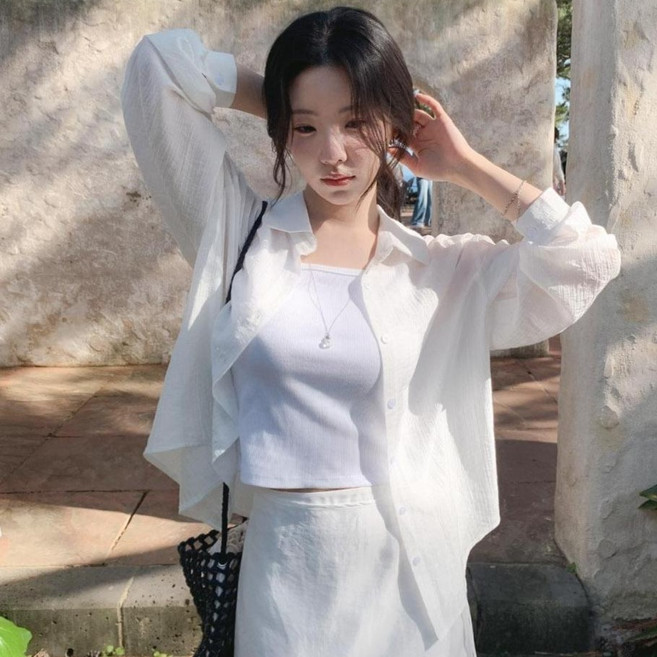 NEEDSOME 女款 Is Tencel 寬鬆版型襯衫