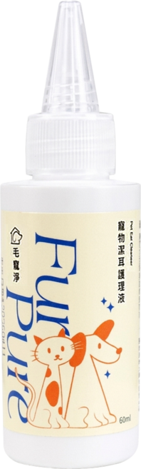 毛寵淨 寵物潔耳護理液, 1個, 60ml
