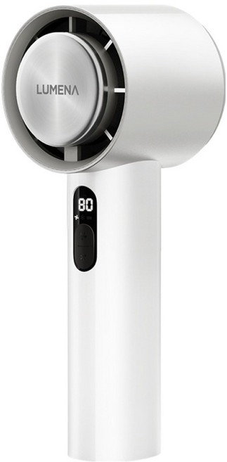 루메나 FAN JET ULTRA PLUS 프리미엄 아웃도어 휴대용 냉각 선풍기, 루나화이트