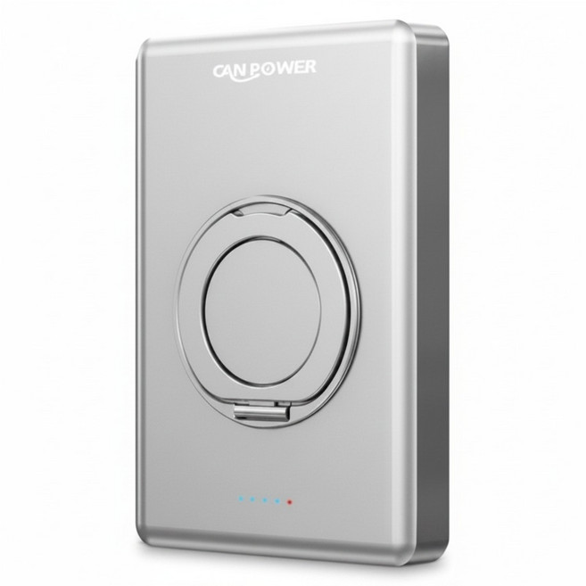 CAN POWER 防爆磁吸行動電源 10000mAh Type-C, 銀色, CP-02