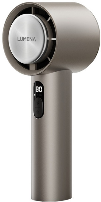 루메나 FAN JET ULTRA PLUS 프리미엄 아웃도어 휴대용 냉각 선풍기, 티타늄베이지
