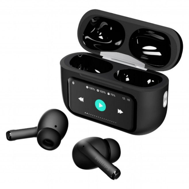 PHILIPS 飛利浦 觸控螢幕降噪藍牙耳機, 黑色, TAT2630