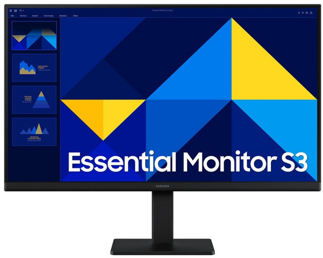 SAMSUNG 三星 FHD IPS 平面顯示器 100Hz 低藍光 黑色, 24吋, S24D300GAC
