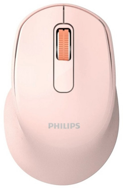 PHILIPS 飛利浦 無線滑鼠, 粉色, SPK7448