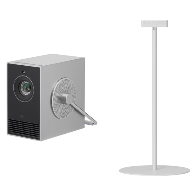 LG 電子 CineBeam Q 小銀河 Plus 雷射 4K 微型投影機支架組, PU600U