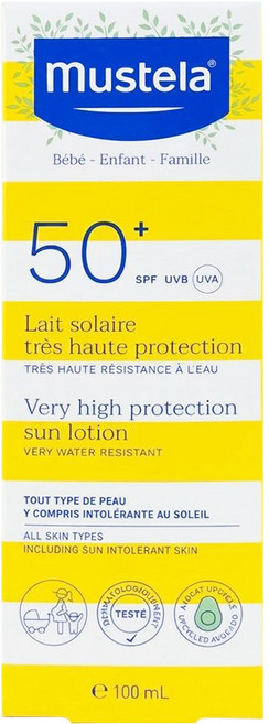 mustela 慕之恬廊 高效全護防曬乳 SPF50+ PA++++, 1件, 100ml
