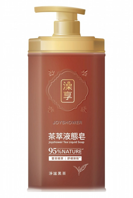 澡享 液態皂沐浴 淨謐黑茶, 1個, 800ml
