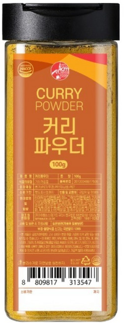 아이엠소스 커리 파우더, 1개, 100g