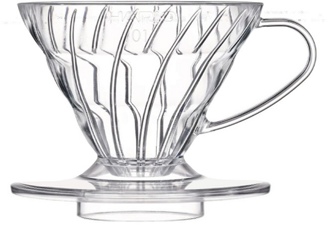 HARIO 好璃奧 V60透明01 TRITAN濾杯 VDTA-01-T, 1個, 單品, 240ml