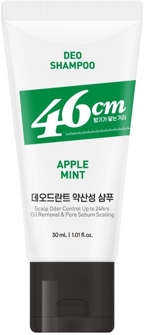 46센티미터 엘라스틴 두취솔루션 샴푸 애플민트, 1개, 30ml