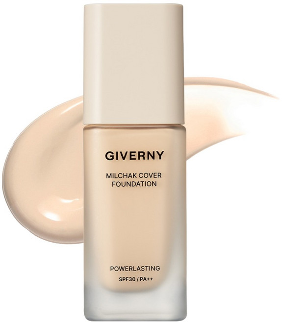 지베르니 밀착 커버 파운데이션 30ml, 1개, 19 아이보리