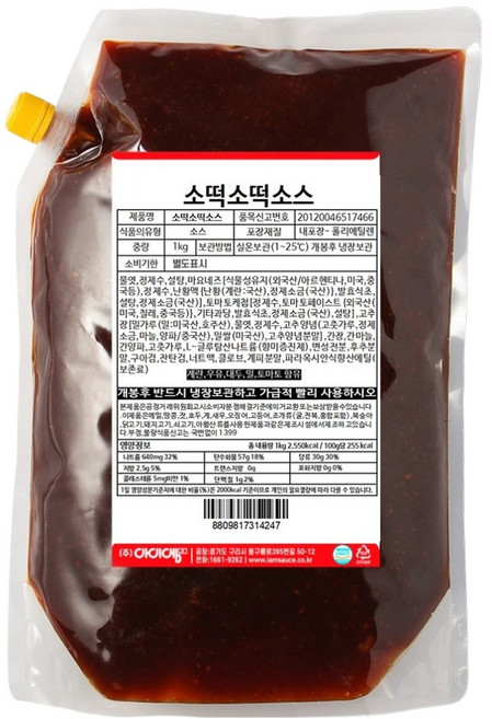 아이엠소스 소떡소떡 소스, 1kg, 1개