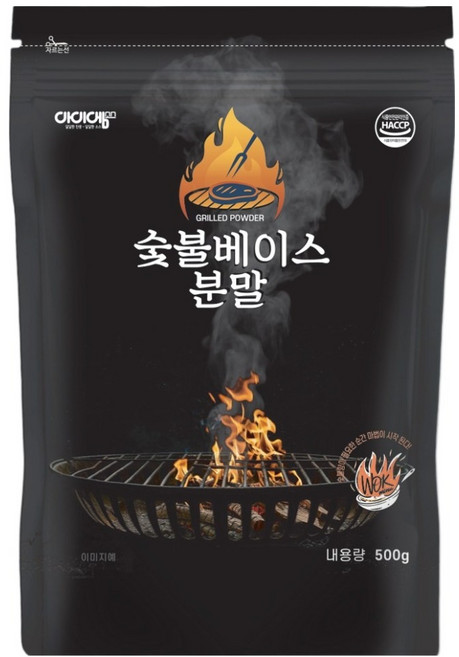 아이엠소스 숯불베이스 분말, 500g, 1개